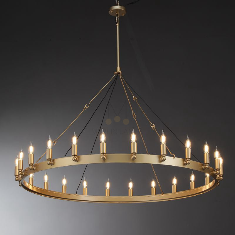 Dania Series Luxury Vintage Filament Round Chandelier, Classic Chandelier Lighting Fixture (Copy)
