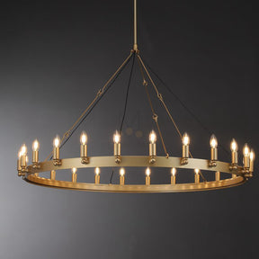 Dania Series Luxury Vintage Filament Round Chandelier, Classic Chandelier Lighting Fixture (Copy)