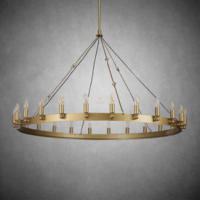 Dania Series Luxury Vintage Filament Round Chandelier, Classic Chandelier Lighting Fixture (Copy)