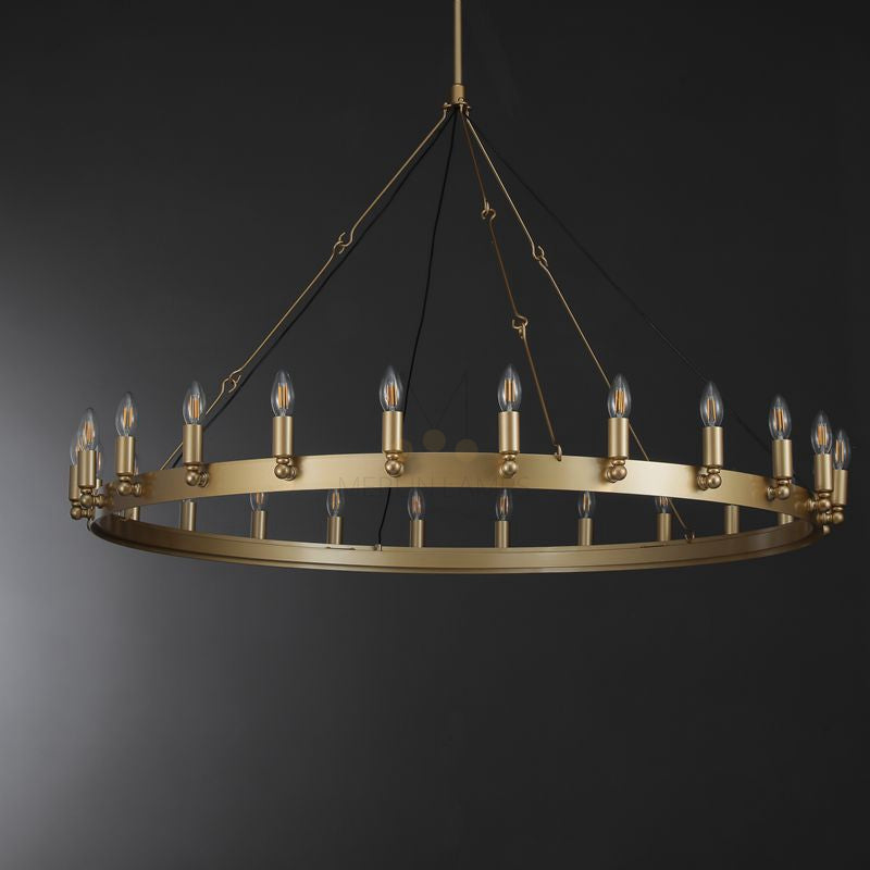 Dania Series Luxury Vintage Filament Round Chandelier, Classic Chandelier Lighting Fixture (Copy)