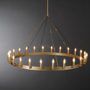 Dania Series Luxury Vintage Filament Round Chandelier, Classic Chandelier Lighting Fixture (Copy)
