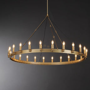 Dania Series Luxury Vintage Filament Round Chandelier, Classic Chandelier Lighting Fixture (Copy)