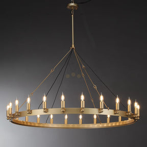 Dania Series Luxury Vintage Filament Round Chandelier, Classic Chandelier Lighting Fixture (Copy)