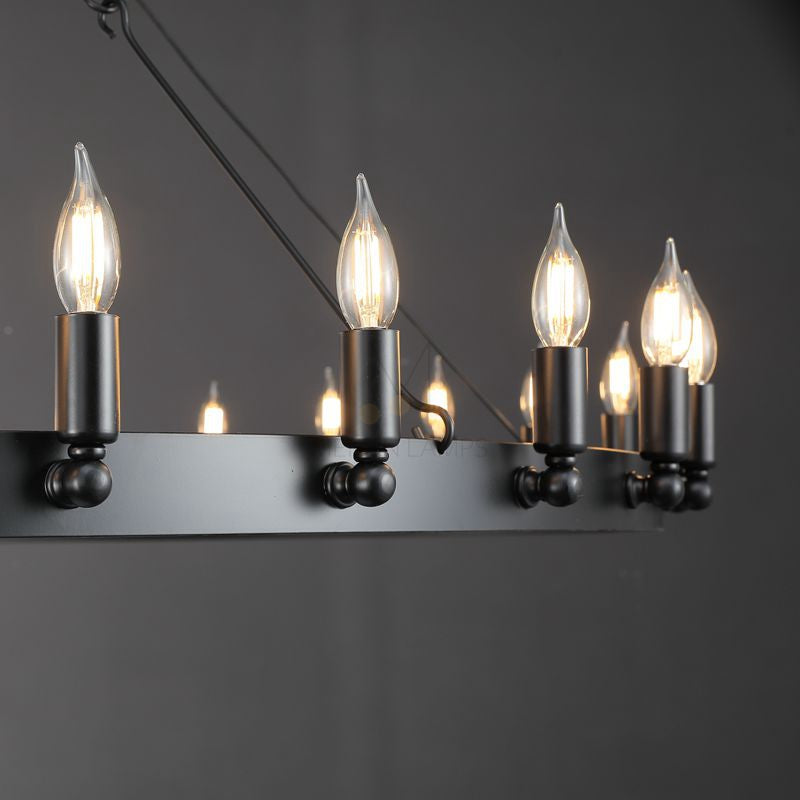 Dania Camina Luxury Vintage Round Chandelier