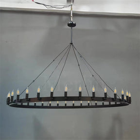 Dania Series Luxury Vintage Filament Round Chandelier, Classic Chandelier Lighting Fixture (Copy)