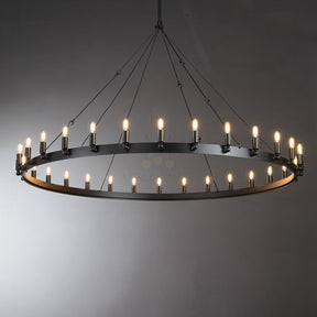 Dania Series Luxury Vintage Filament Round Chandelier, Classic Chandelier Lighting Fixture (Copy)