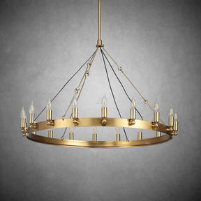 Dania Series Luxury Vintage Filament Round Chandelier, Classic Chandelier Lighting Fixture (Copy)
