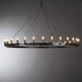 Dania Series Luxury Vintage Filament Round Chandelier, Classic Chandelier Lighting Fixture (Copy)