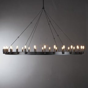 Dania Series Luxury Vintage Filament Round Chandelier, Classic Chandelier Lighting Fixture (Copy)