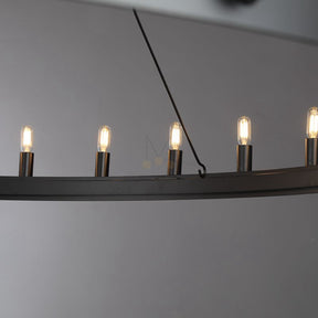 Dania Series Luxury Vintage Filament Round Chandelier, Classic Chandelier Lighting Fixture (Copy)
