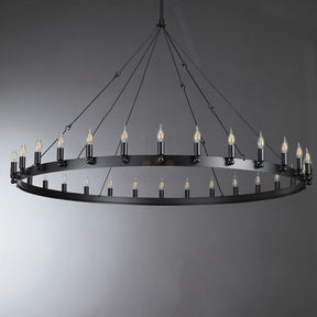 Dania Series Luxury Vintage Filament Round Chandelier, Classic Chandelier Lighting Fixture (Copy)