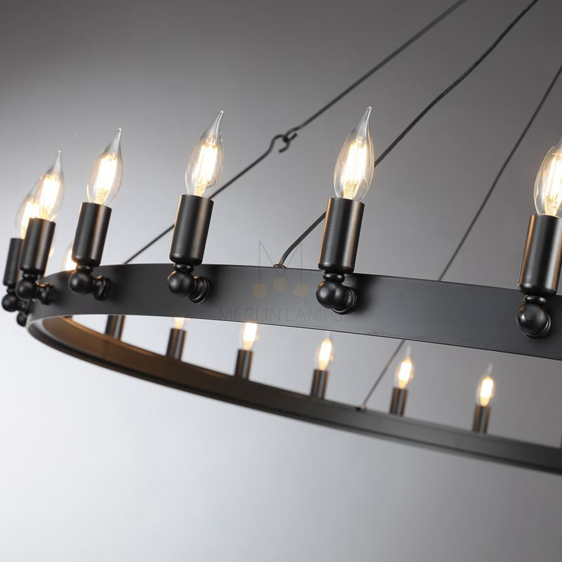 Dania Camina Luxury Vintage Round Chandelier