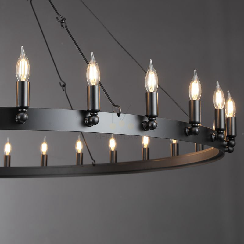 Dania Camina Luxury Vintage Round Chandelier