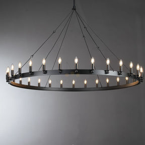Dania Series Luxury Vintage Filament Round Chandelier, Classic Chandelier Lighting Fixture (Copy)