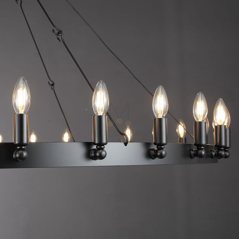 Dania Camina Luxury Vintage Round Chandelier