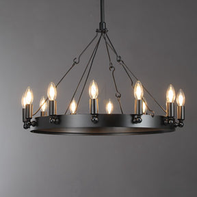 Dania Series Luxury Vintage Filament Round Chandelier, Classic Chandelier Lighting Fixture (Copy)
