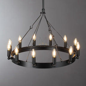 Dania Series Luxury Vintage Filament Round Chandelier, Classic Chandelier Lighting Fixture (Copy)