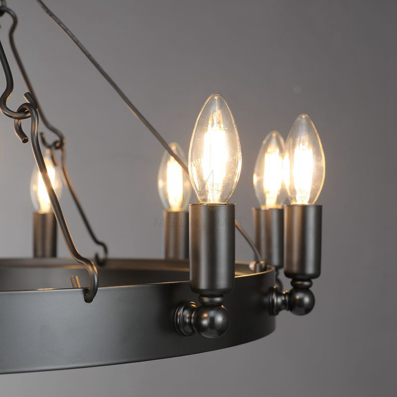 Dania Camina Luxury Vintage Round Chandelier