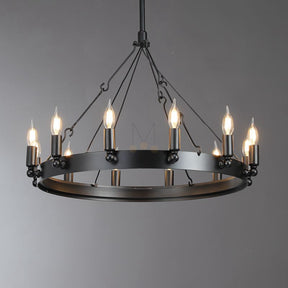 Dania Series Luxury Vintage Filament Round Chandelier, Classic Chandelier Lighting Fixture (Copy)