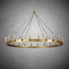 Dania Series Luxury Vintage Filament Round Chandelier, Classic Chandelier Lighting Fixture (Copy)