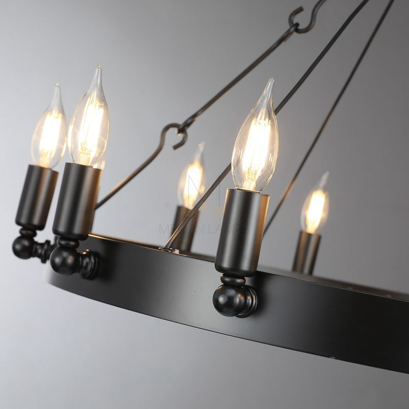 Dania Camina Luxury Vintage Round Chandelier