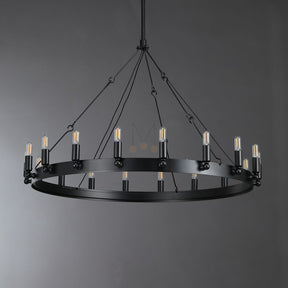 Dania Series Luxury Vintage Filament Round Chandelier, Classic Chandelier Lighting Fixture (Copy)