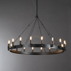 Dania Series Luxury Vintage Filament Round Chandelier, Classic Chandelier Lighting Fixture (Copy)