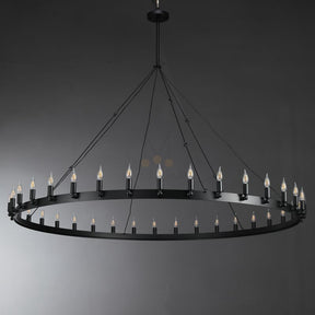 Dania Series Luxury Vintage Filament Round Chandelier, Classic Chandelier Lighting Fixture (Copy)