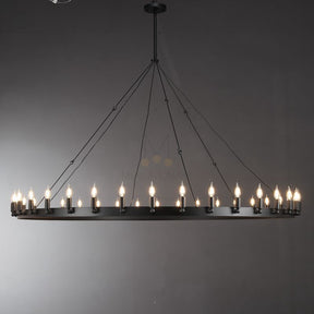 Dania Series Luxury Vintage Filament Round Chandelier, Classic Chandelier Lighting Fixture (Copy)