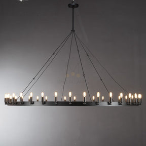 Dania Series Luxury Vintage Filament Round Chandelier, Classic Chandelier Lighting Fixture (Copy)