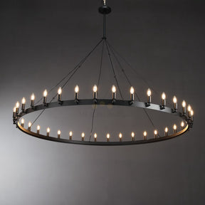 Dania Series Luxury Vintage Filament Round Chandelier, Classic Chandelier Lighting Fixture (Copy)