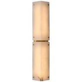 Daniel Clayton Alabaste Wall Sconce Fixture 2 Light