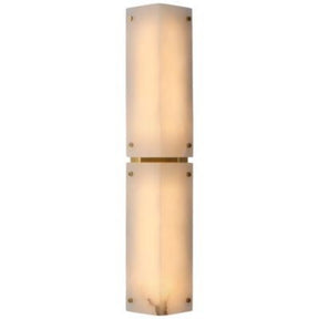 Daniel Clayton Alabaste Wall Sconce Fixture 2 Light