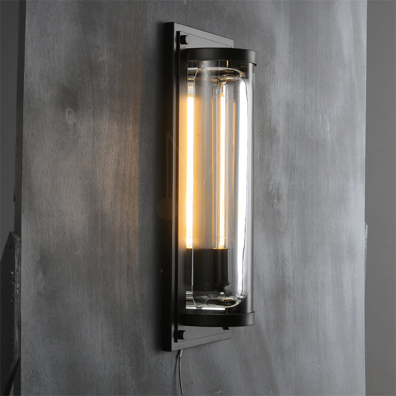 Danny Grand Round Wall Sconce, Indoor Wall Lamp Fixture
