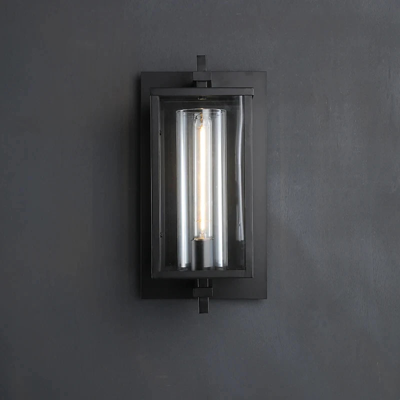 Danny Modern Square Outdoor Wall Sconce 23″