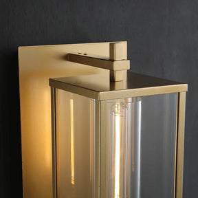 Danny Modern Square Outdoor Wall Sconce 23″