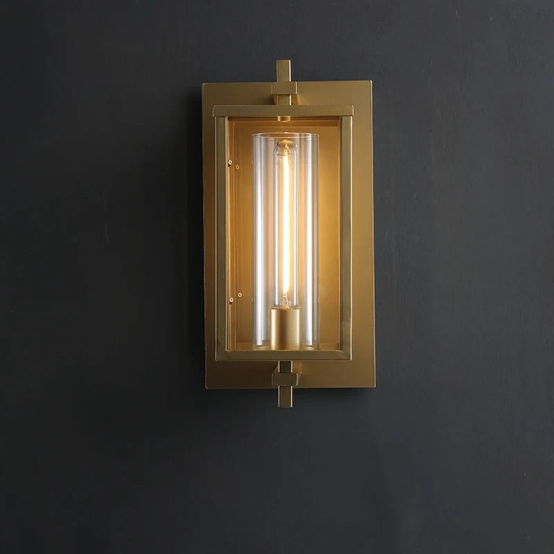Danny Modern Square Outdoor Wall Sconce 23″