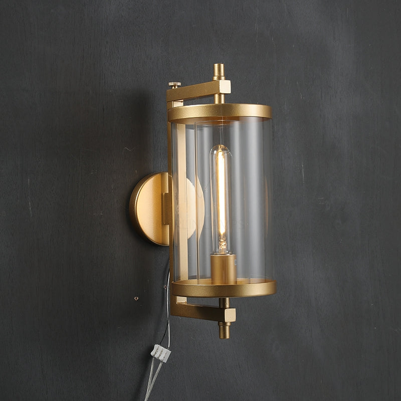 Danny Round Outdoor Sconce 16" 23'', Modern Wall Lamp