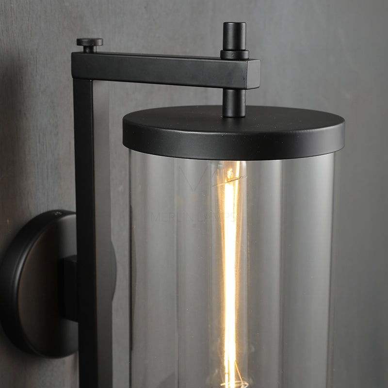 Danny Round Outdoor Sconce 16" 23'', Modern Wall Lamp