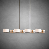 Daphne Fabric Linear Chandelier