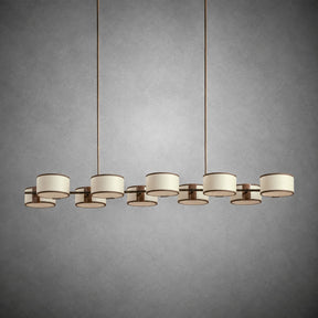 Daphne Fabric Linear Chandelier