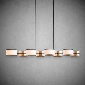 Daphne Fabric Linear Chandelier