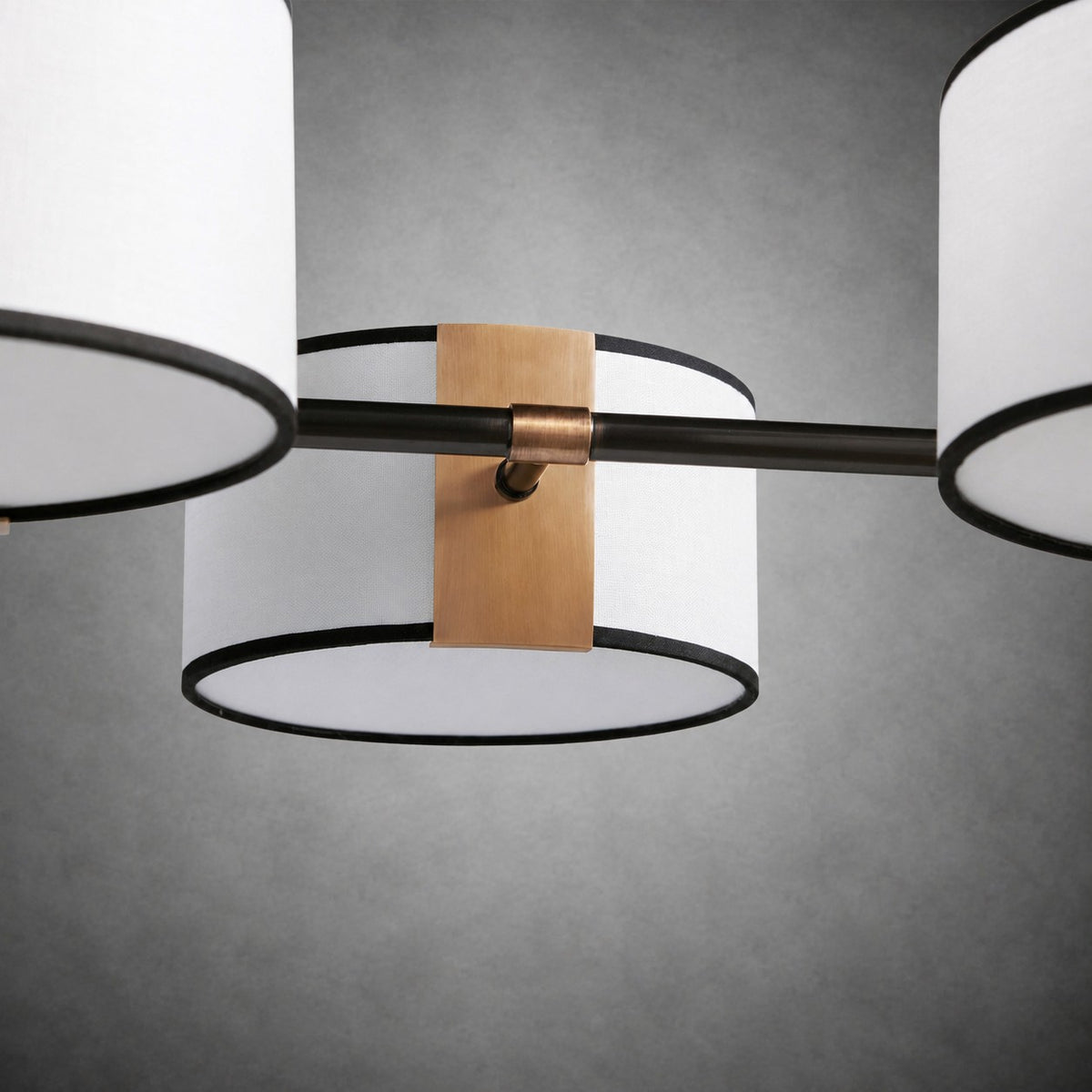 Daphne Fabric Linear Chandelier