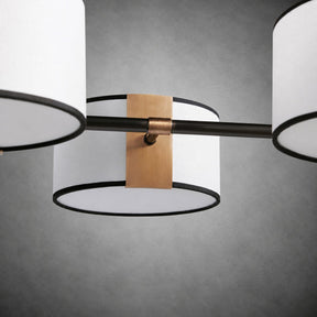 Daphne Fabric Linear Chandelier