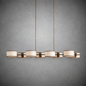 Daphne Fabric Linear Chandelier
