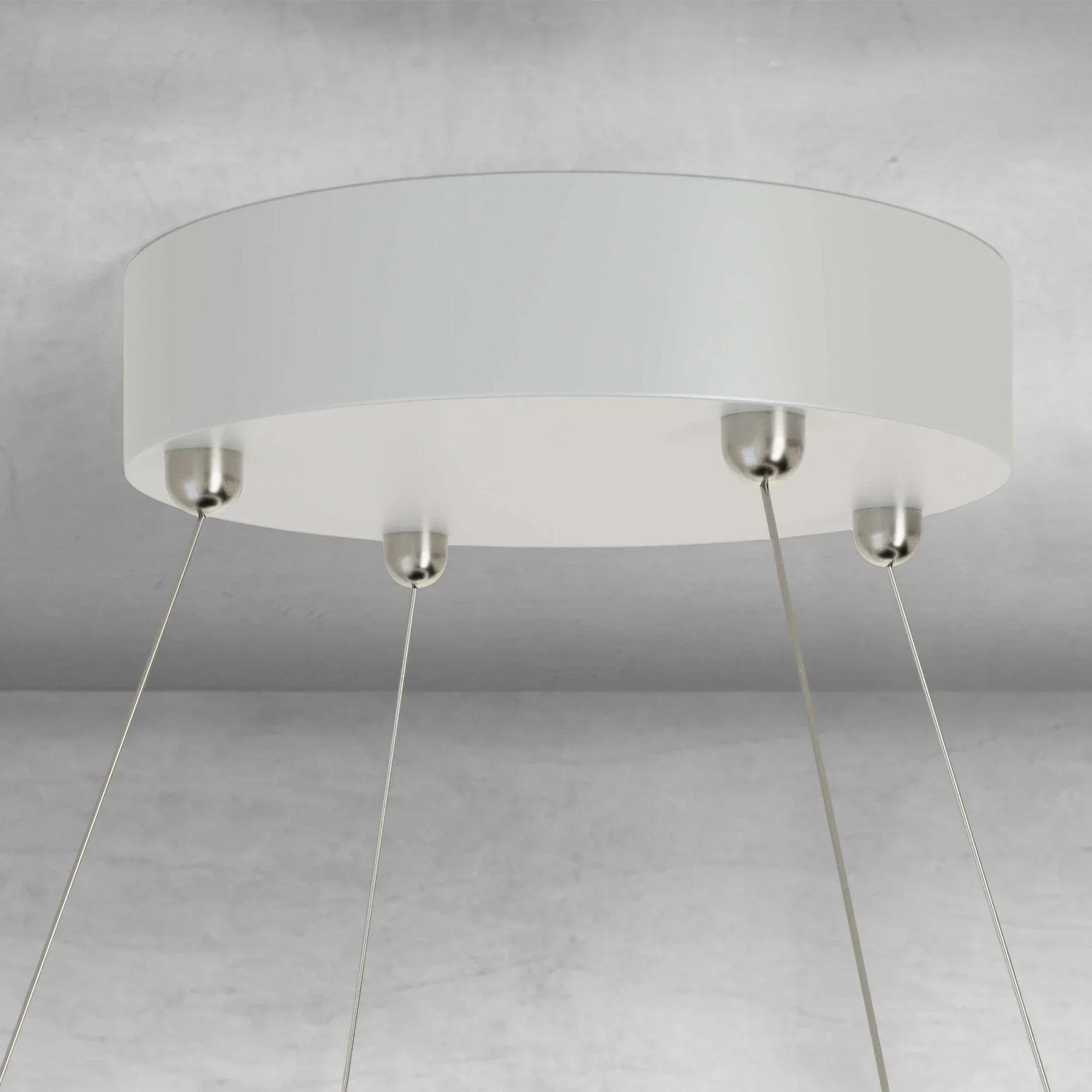 Darla Hand-Sculpted Leaves Chandelier 39'' White Gold Illuminated Fixture