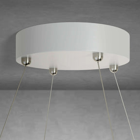Darla Hand-Sculpted Leaves Chandelier 39'' White Gold Illuminated Fixture