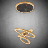 Octagonal Halo Chandelier