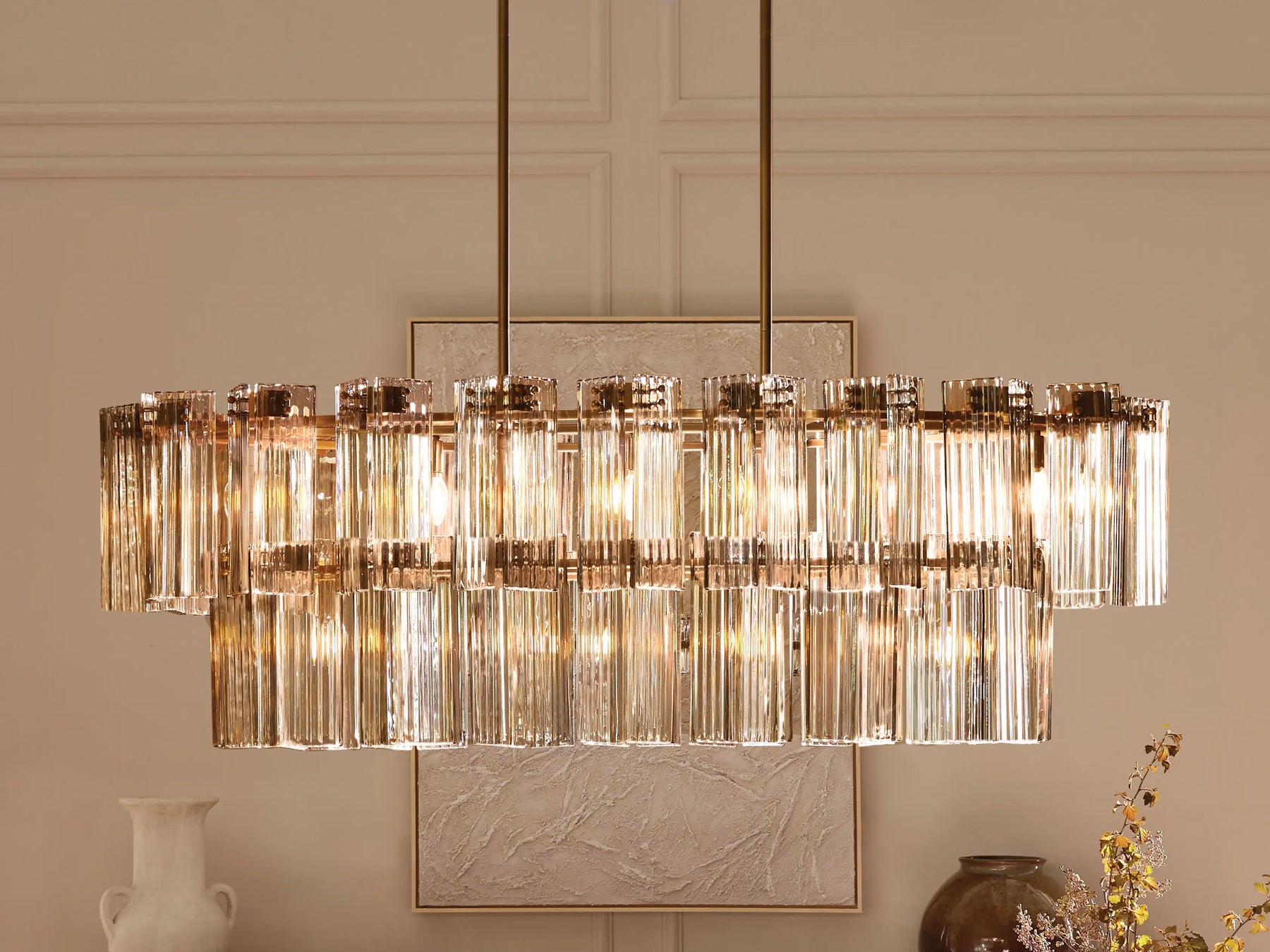 Delsia Oval Chandelier 51''63''72''