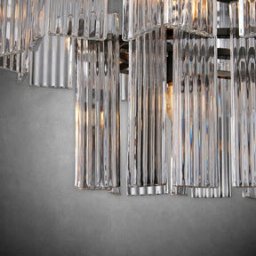Delsie Oval Art Glass Chandelier 51''63''72''L